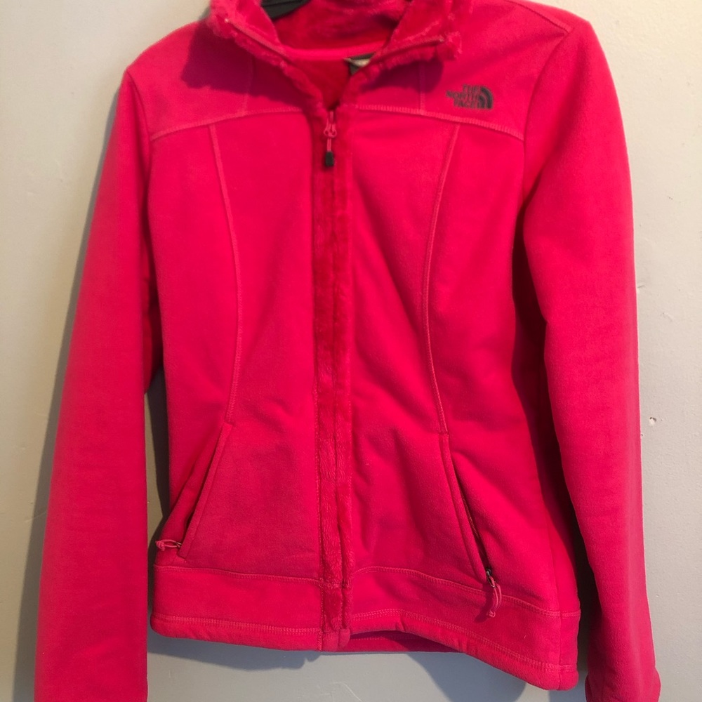 Pink North face jacket